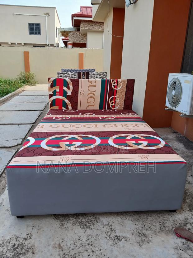 Gucci Bed With Ash Leather.