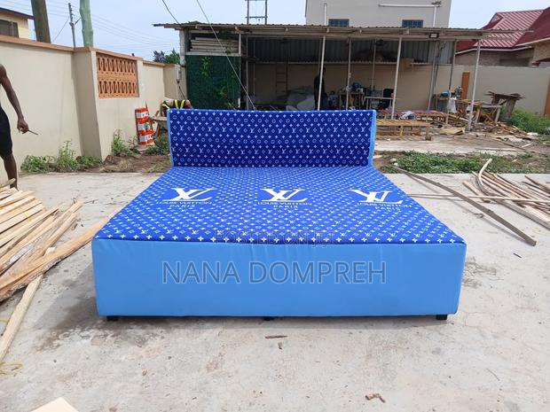 Blue on Blue Queen Size Bed