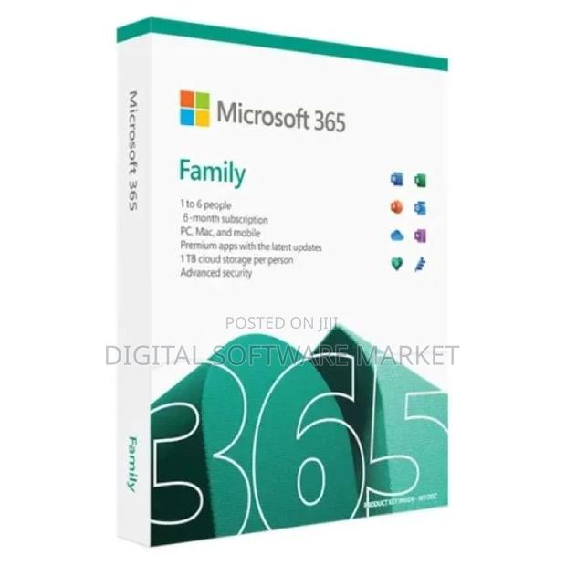 Office 365 Family 5 Pc/Mac 6tb Cloud Storage 12month Bindkey · Photo 1