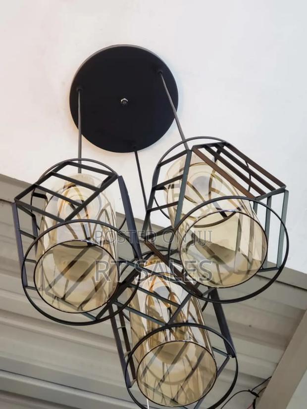 Metal and Glass 3 in 1 Pendant Light. · Photo 2