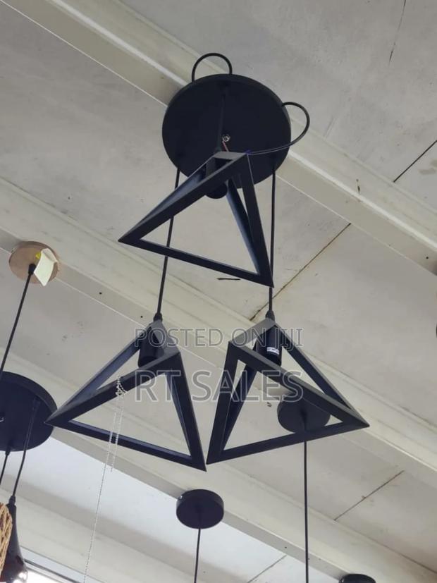 Long and Short Base Triangle Pendant Light. · Photo 2