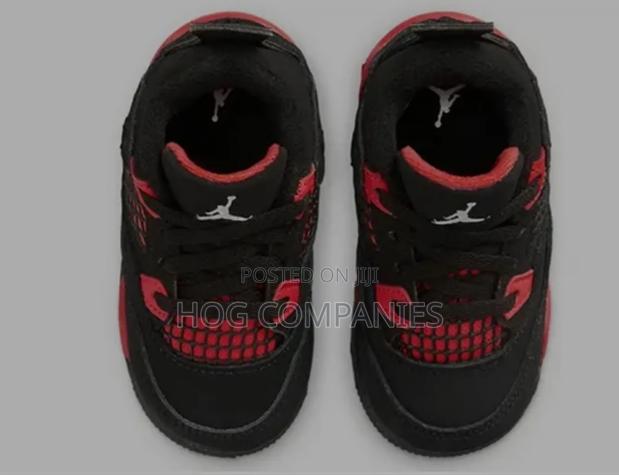 Kids Air Jordan 4 Toddler Red Thunder Sneakers - Fast Delivery in 2hrs · Photo 3