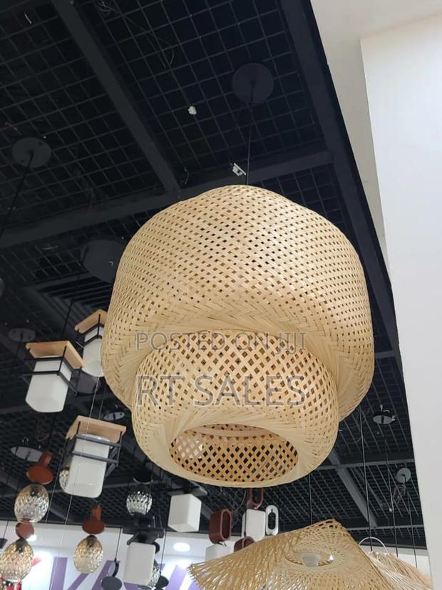 Bamboo Ceiling Single Pendant Lights. · Photo 1
