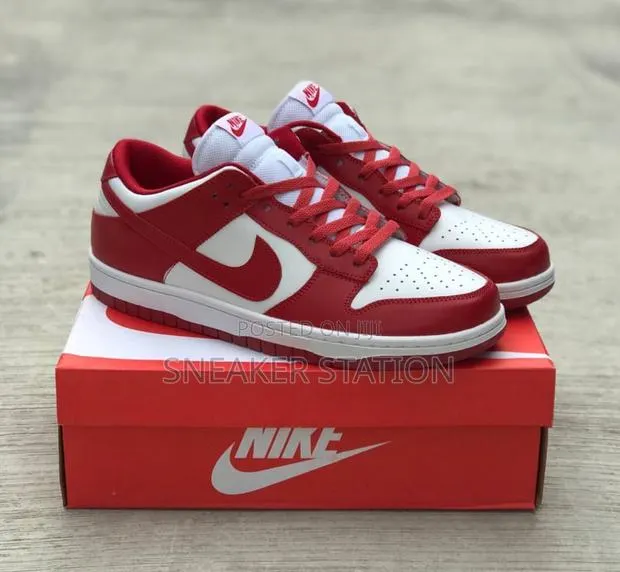 Nike Sb Dunks Low University Red/White · Photo 1