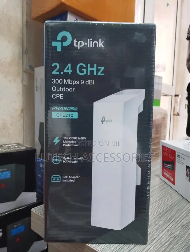 Tp Link 2.4 GHZ 300 MBPS 9 Dbi Outdoor (Cpe 210 ) · Photo 1