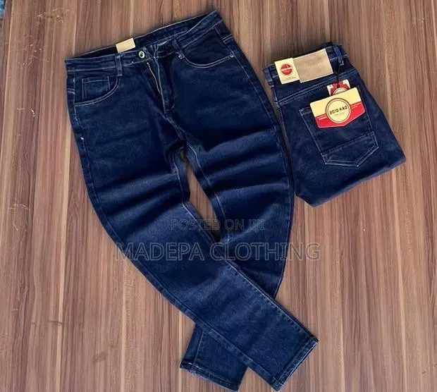 Official Plain Blue Jeans For Men · Photo 1