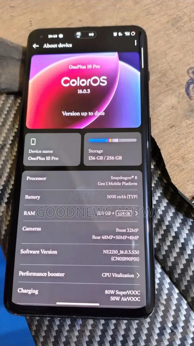 OnePlus 10 Pro 256 GB Black · Photo 1
