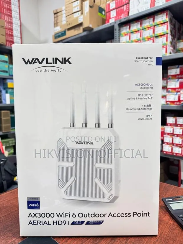 WN573HX3 - AX3000 WiFi6 Outdoor Dual Band Access Point-Wavelink · Photo 1