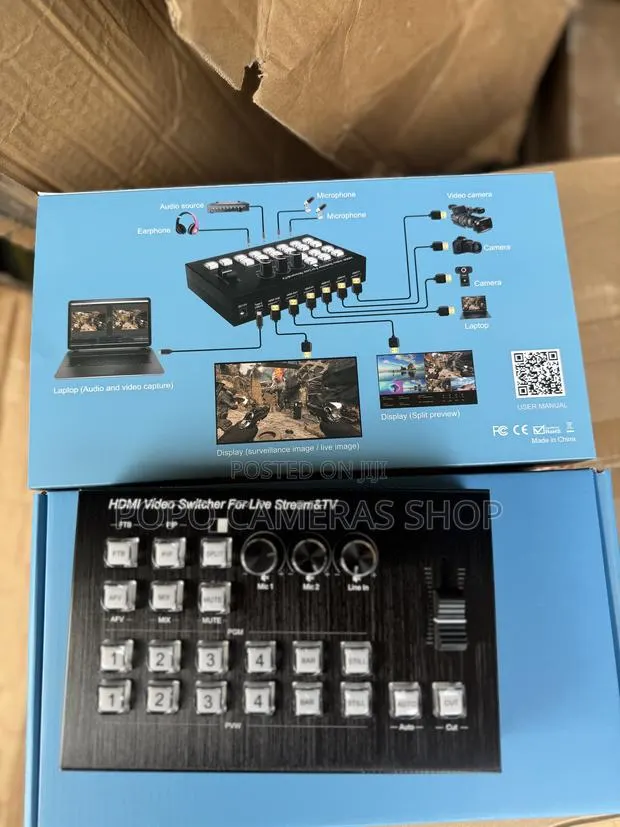 4 Channels HDMI Video Switcher ( Without Screen) at 1,890 Cedis · Photo 1