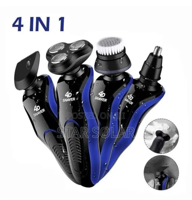 4 in 1 Waterproof Electric Shaver Rechargeable Razor for Men Beard · Photo 1