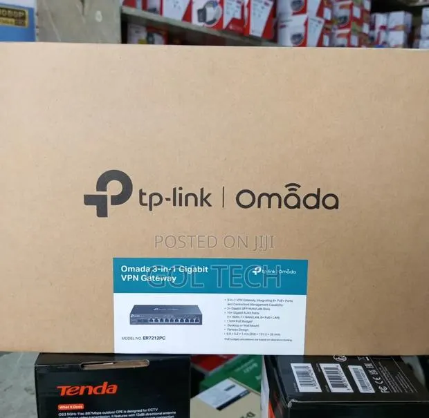 TP-Link Er7212pc Omada 3 in 1 Gigabit VPN Gateway With 8port Switch · Photo 1