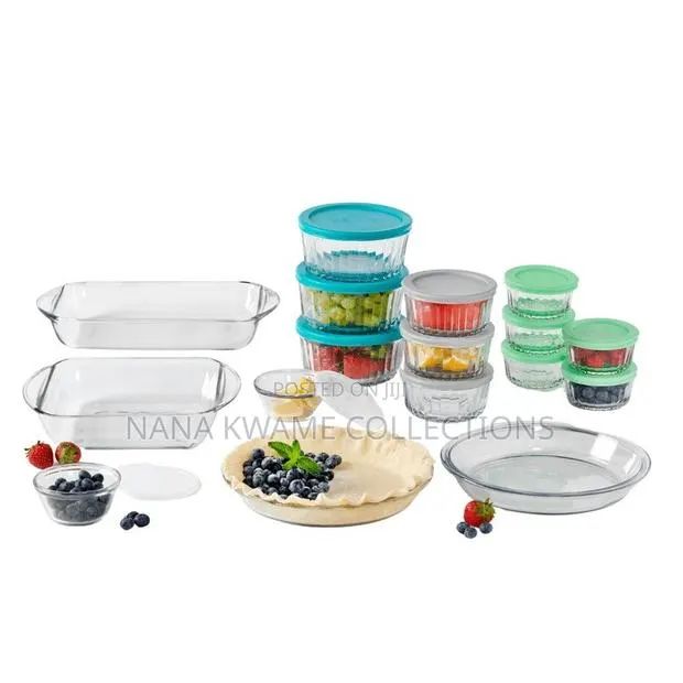 Anchor Hocking 32-Piece Glass Bakeware + Storage + Prep Set · Photo 1