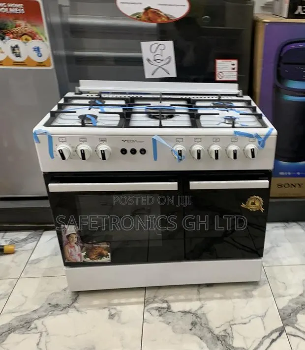 Long Lasting White Mediatech 60×90 White Gas Cooker · Photo 1
