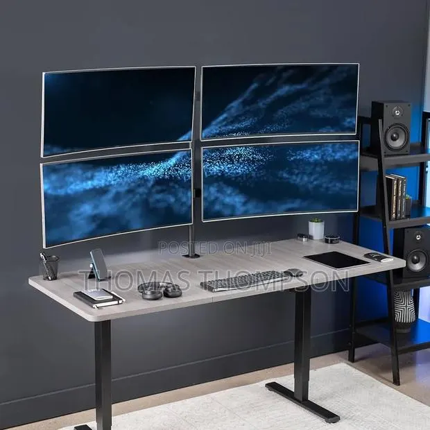 VIVO Quad Monitor Free-Standing Desk Mount · Photo 3