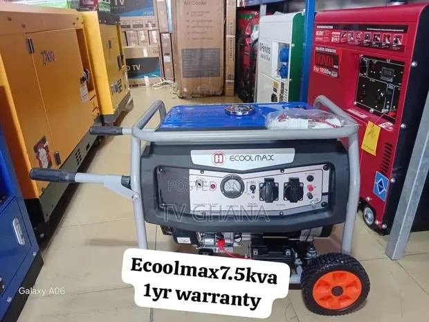Ecoolmax 8500W Petrol Generator – Home Office Power7.5kva · Photo 1