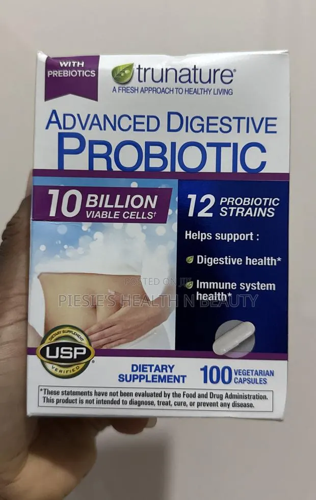 Trunature Advanced Digestive Probiotic Capsules, 10b 100 Count · Photo 1