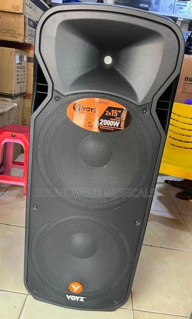Voyz(2×15)15 Inches Double Rechargeable Bluetooth Speaker · Photo 1