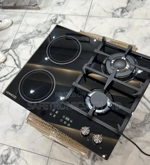Choose Black Kenwood 60cm 2+2 Inbuilt Cooker – 2 Gas Burners · Photo 1