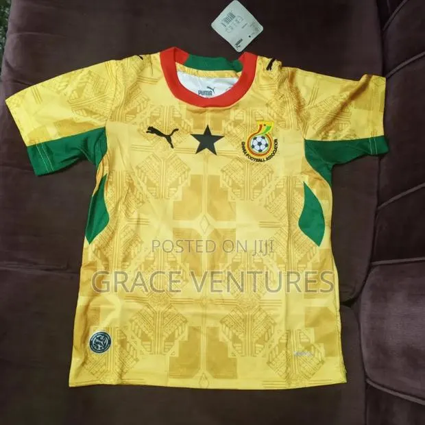 Ghana Black Stars Home Kit Available for Kids · Photo 1