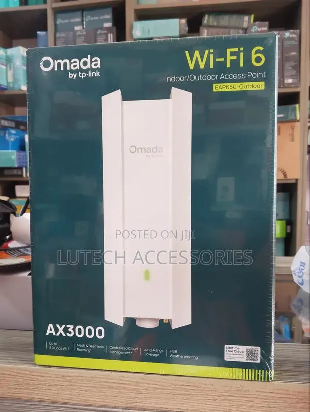 Tp Link Omada AX3000 Wi-Fi 6 Access Point/ EAP 650 Outdoor · Photo 1