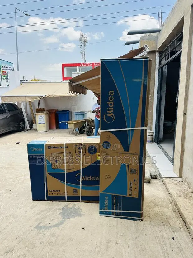 Shop From Us the New Floor Air Conditioner 5hp Midea · Photo 1