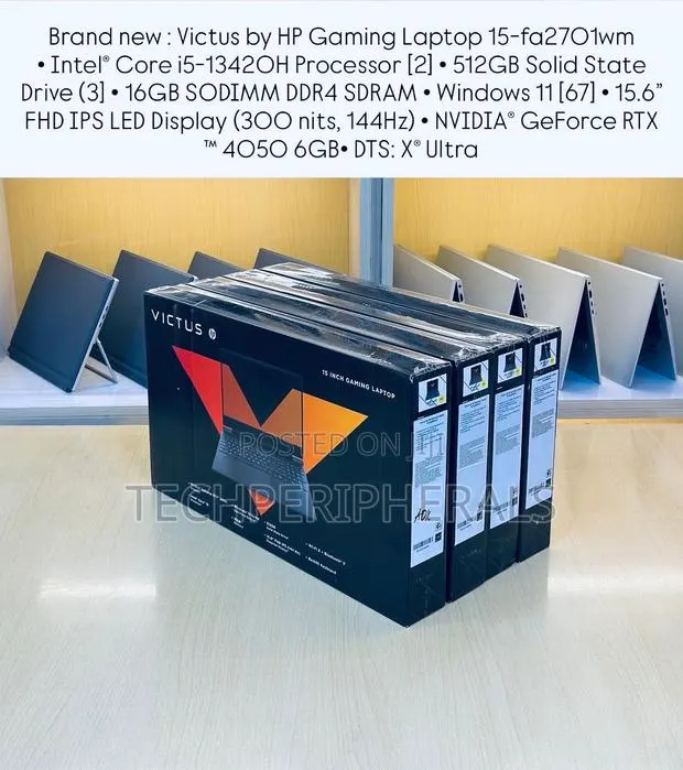 New Laptop HP Victus 15 16GB Intel Core i5 SSD 512GB · Photo 1