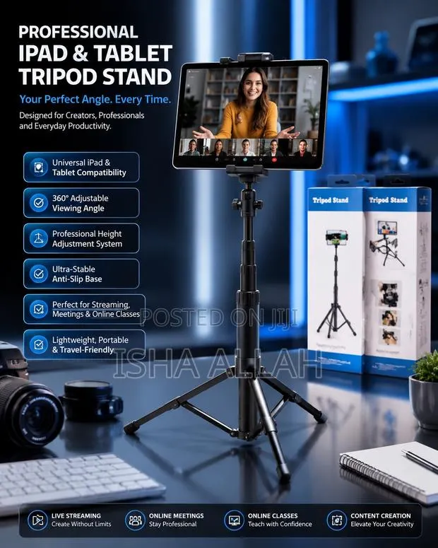 Adjustable iPad Tripod Stand · Photo 1