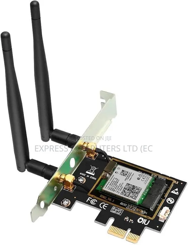 Pci-E Wifi and Bluetooth Network Adapter Card for Desktop Dual Band · Photo 1