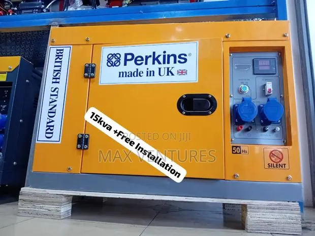 Perkins 16500 Diesel Generator Powering the Whole House · Photo 1