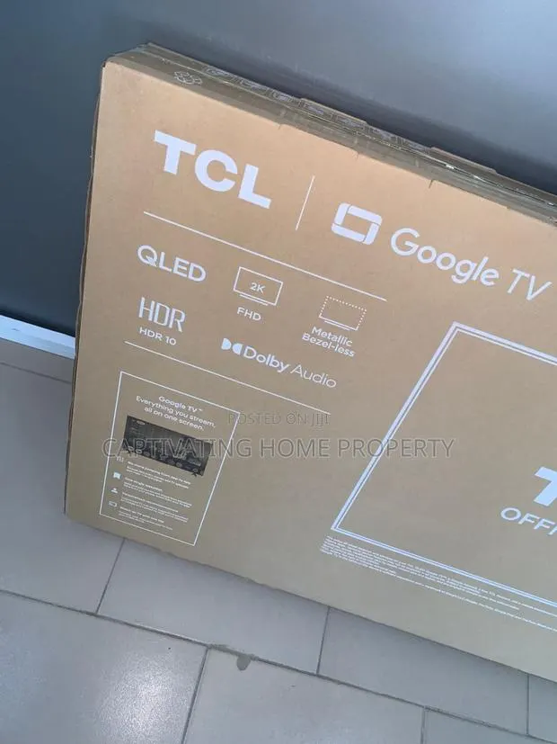 TCL Smart Tv (50inch Qled) Netflix, Prime, Google, Bluetooth More · Photo 1