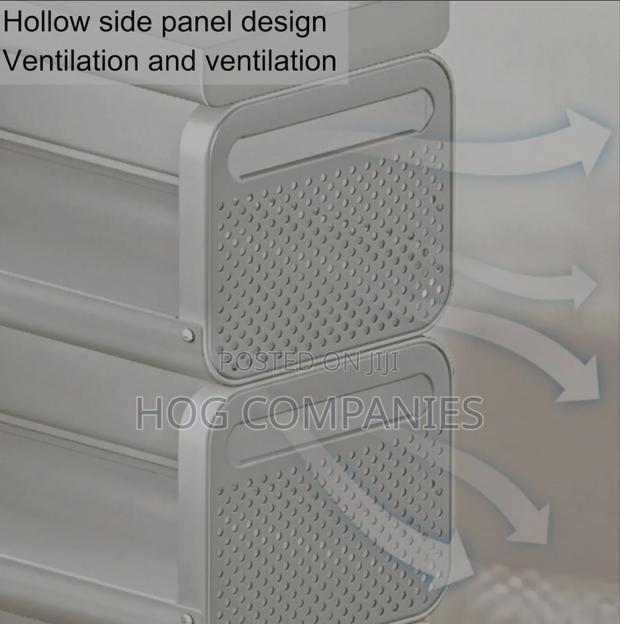 5-Tier Multipurpose Metal Rolling Cart · Photo 3
