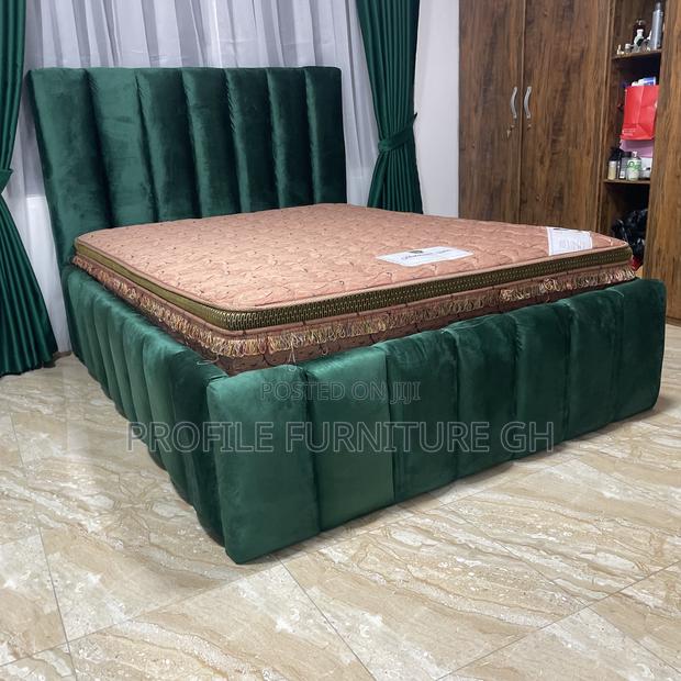 Design Foreign Double Bedframe With Mattress// Durable And Luxurious · Photo 1
