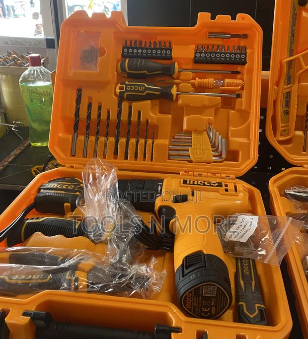 Cordless Drill With Accessory Tools · Photo 1