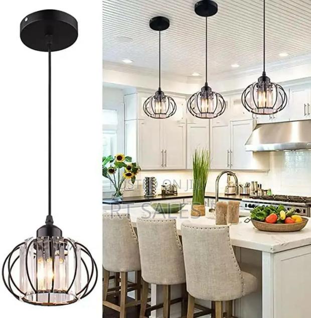 Crystal Luxury Single Pendant Light. · Photo 1