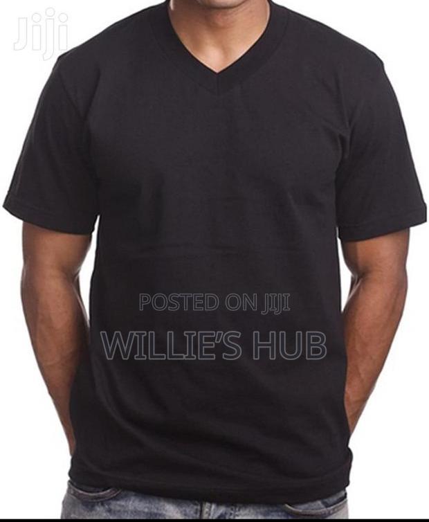 Black Plan V Neck Shirt · Photo 1