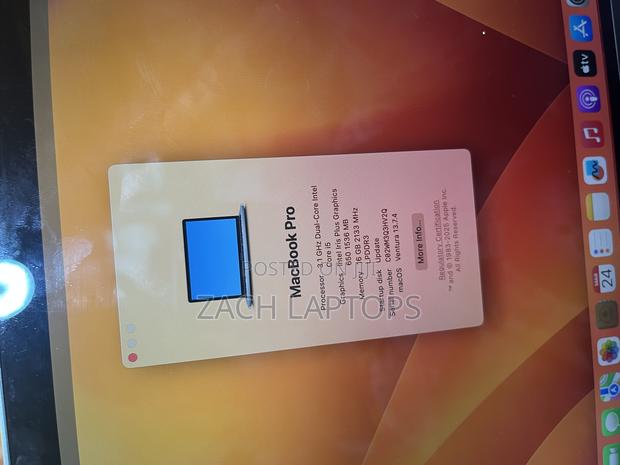 Laptop Apple MacBook Pro 2018 16GB Intel Core i5 SSD 512GB · Photo 3