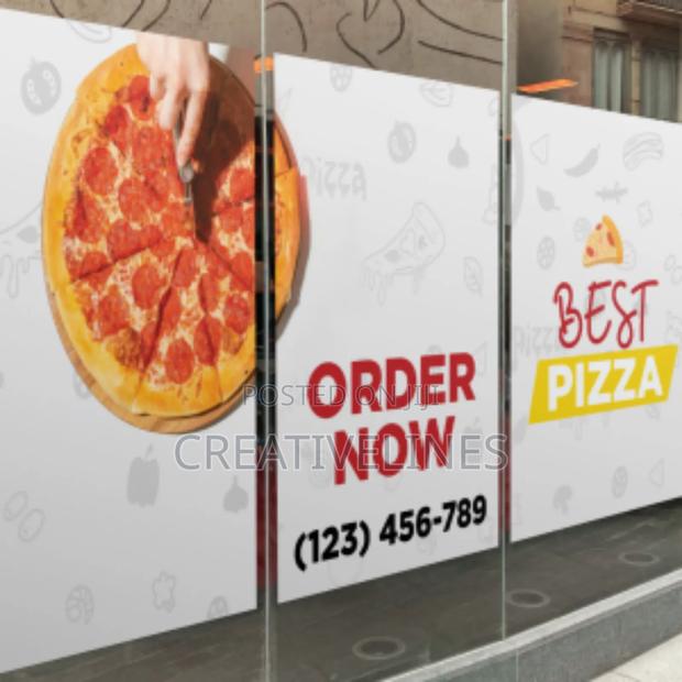 Restaurant Advertising Vinyl · Photo 1
