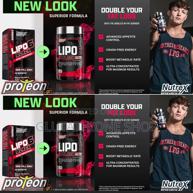 New Nutrex Lipo-6 Black Ultra Fat Burner Supplement, · Photo 2