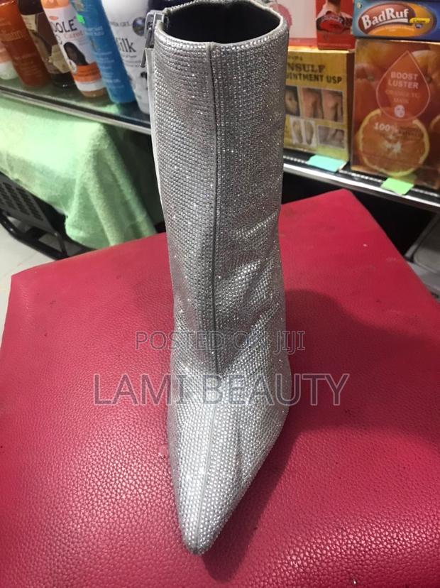 Silver Stones Mini Boot High Heel Shoes · Photo 2