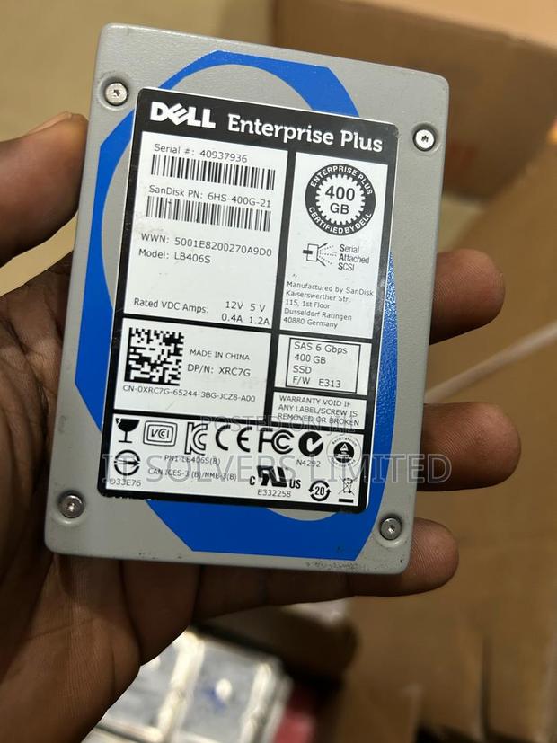 Dell Enterprise Plus 400gb Sas 2.5'' 6g Ssd · Photo 1