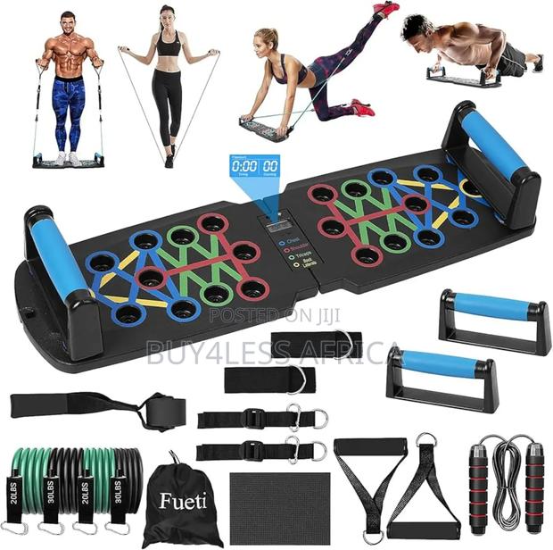 30 in 1 Home Workout Set With Foldable Push Up Board · Photo 1