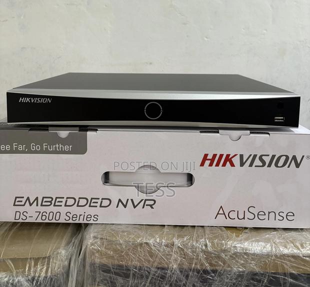 Hikvision 8ch Poe NVR Acusense 2hdd Slot Ds-7608nxi-/8p · Photo 2
