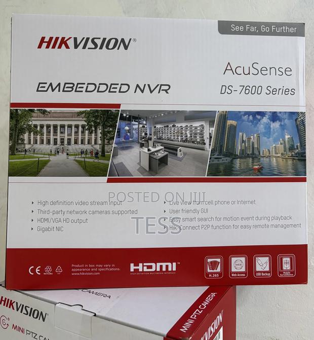 Hikvision 8ch Poe NVR Acusense 2hdd Slot Ds-7608nxi-/8p · Photo 1