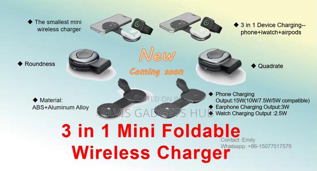 3 in 1 Foldable Mini Wireless Charger · Photo 4