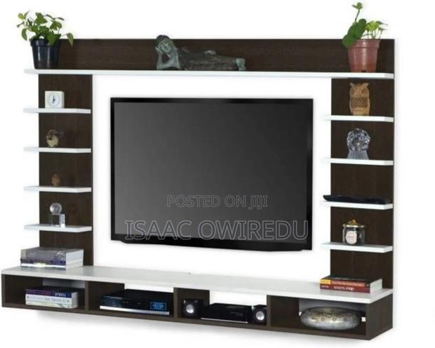 Television Wall Units With Double Sided Shelves · Photo 1