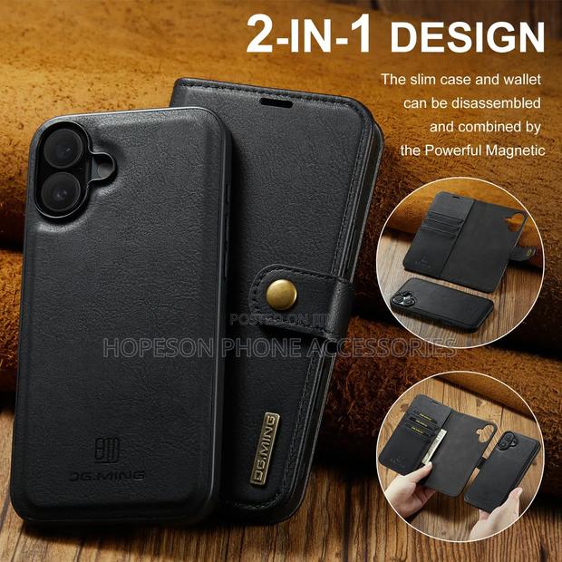 iPhone (2in1) Detachable Flip Leather Cases With Wallet · Photo 4