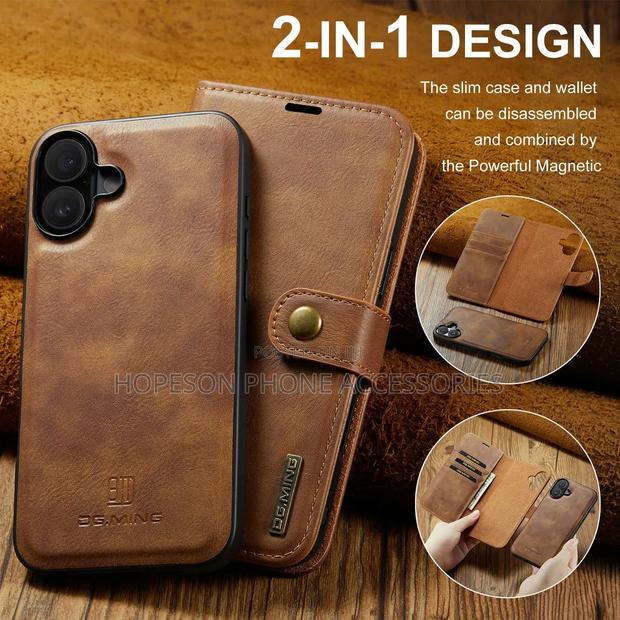 iPhone (2in1) Detachable Flip Leather Cases With Wallet · Photo 3