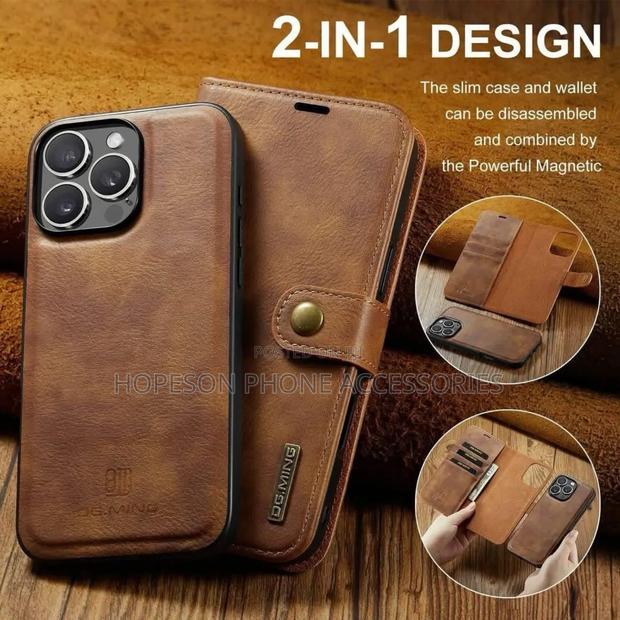 iPhone (2in1) Detachable Flip Leather Cases With Wallet · Photo 1