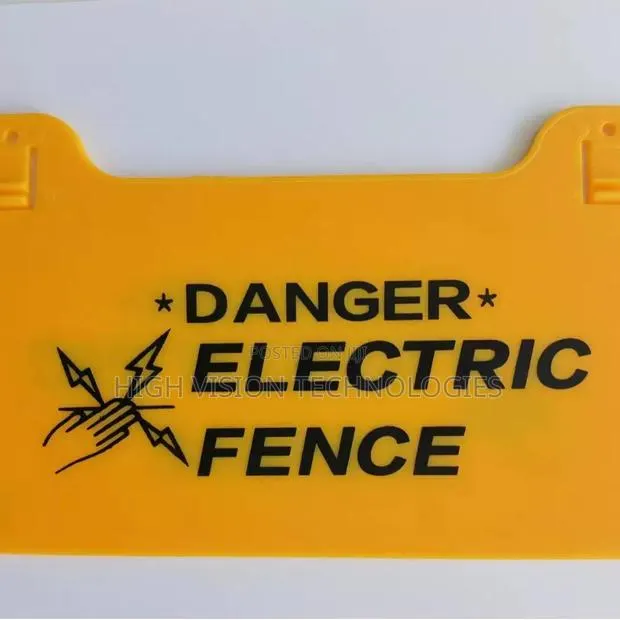 Warning Sign for Electric Fence · Photo 1