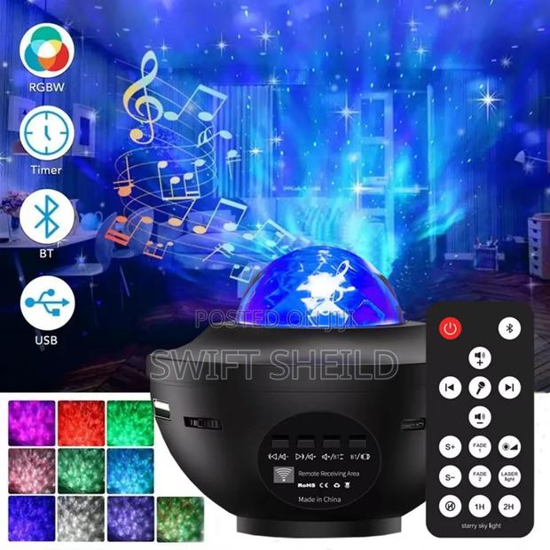 Starry Light Projector, With Bluetooth Music 21 Light Mode · Photo 1